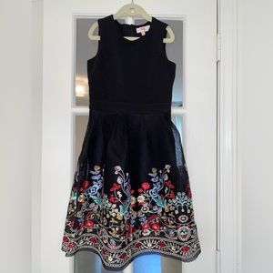 Girls Gianni bini embroidered floral dress